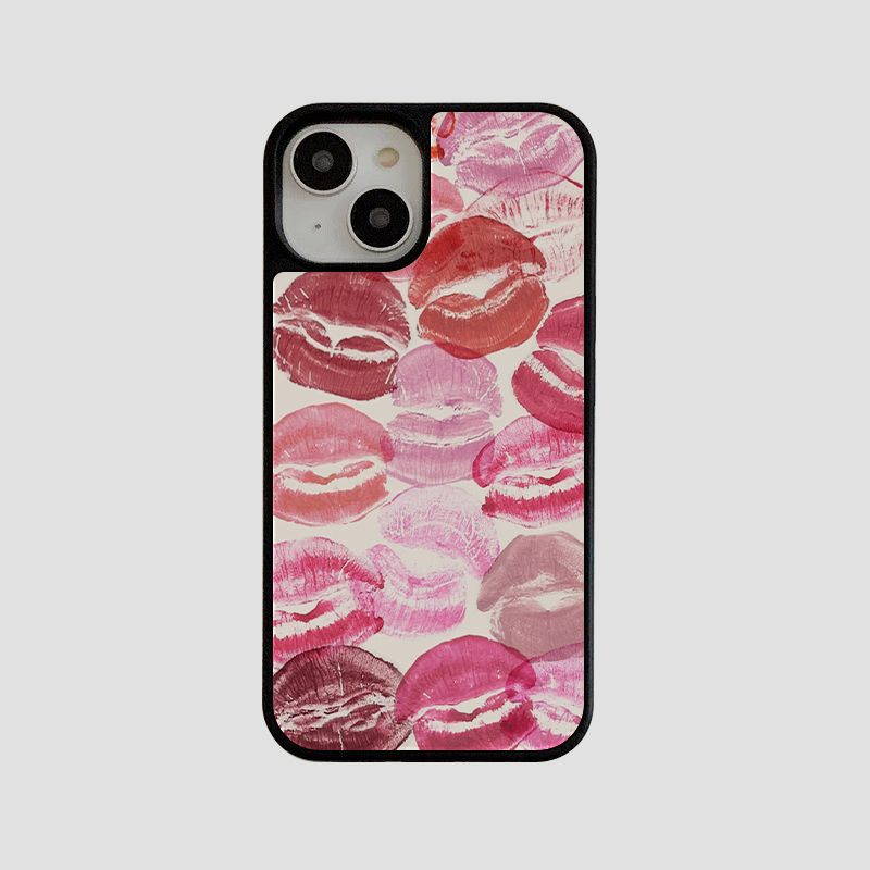 

Flaming Red Lips for Mobile Phone Case for IPhone17promax for 16 for Apple 15 Protective Case Niche Creative 14 For Apple 11