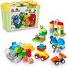 LEGO DUPLO Deluxe Container with Car and Truck Toy for Toddlers Ages 1-3 Building Blocks