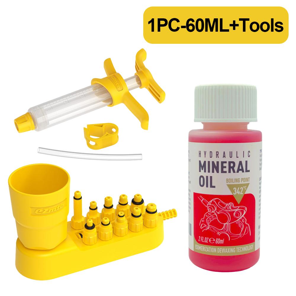 

High Performance Bicycle Brake Mineral Oil - 60 Ml/2 Oz - for Shimano and Tektro Hydraulic Brake System Oil Fill Tool Kit 1PC-60ML TOOLS