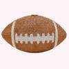Football Shape Fashion Handbag Large Capacity Rhinestone Bling Purse with Shoulder Chain Shiny Diamond Purse Trendy Carrying Bag