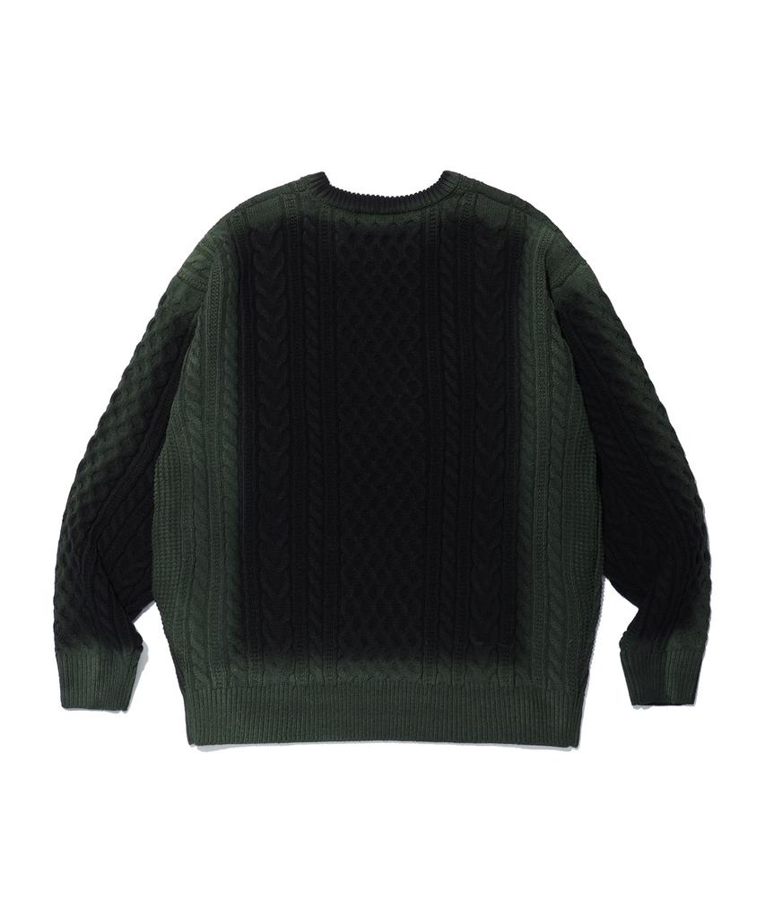 CRITIC Wormhole Spray Cable Knit Black