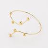 Zinc Zinc Alloy Opening Cuff Bracelets Hollow Flower Circle Upper Arm Bracelet  Arm Accessories