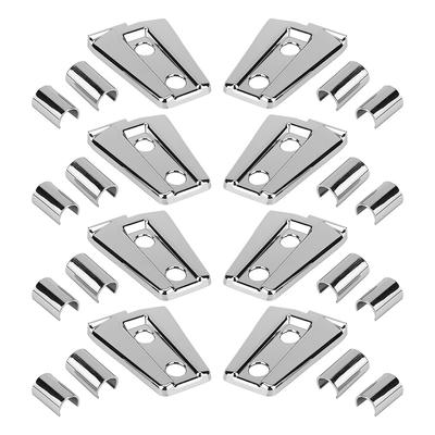 24PcsSet Door Hinge Cover Trim Silver Fit for Jeep Wrangler JK 20072017 (4 Doors)