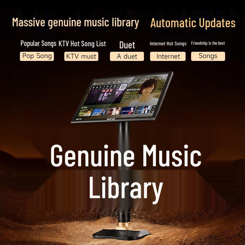 SAST Professional 22-inch Smart KTV Karaoke System CN Plug (adapter Included)