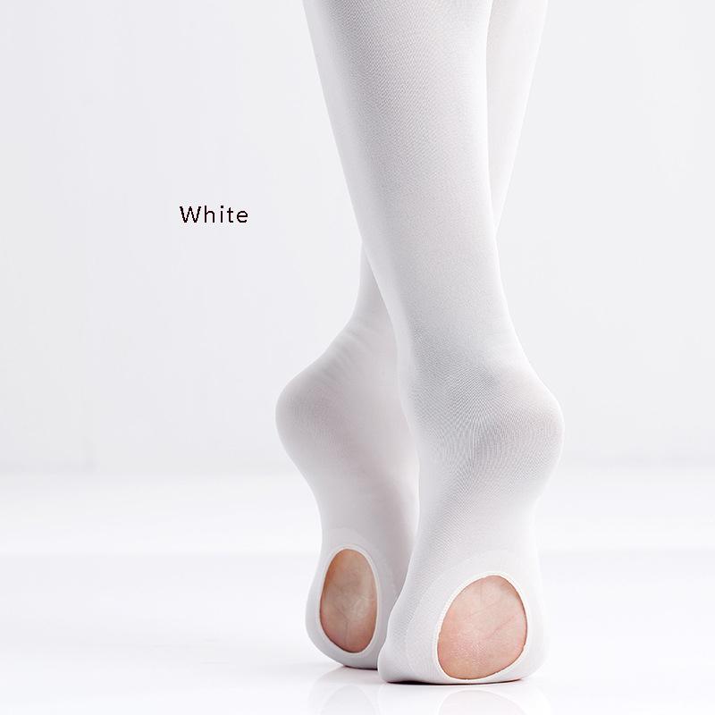 

Балетные колготки для девочек, 3 пары мягких переходных колготок, танцевальные колготки, бесшовные балетные чулки с отверстием 80D S