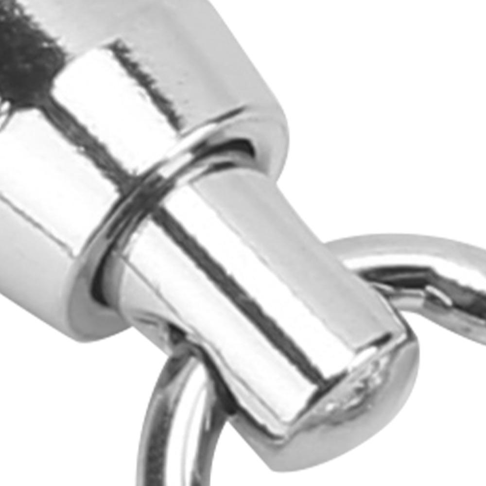 20PCS Flexible Rotation Dual Ball Bearing Swivel Rolling Swivel Connector  Fishing Hook Connector,