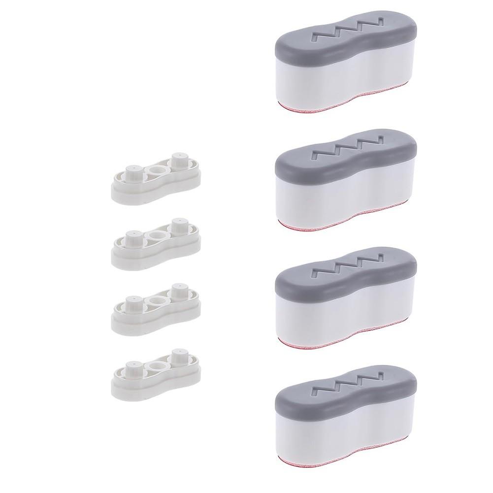 4Pcs Adjustable Toilet Seat Risers for Improved Accessibility and Comfort