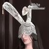 Tiara Fofa de Gato e Orelhas de Coelho para Cosplay, Acessórios de Cabelo Kawaii Estilo Soft Girl Japonês para Fotos