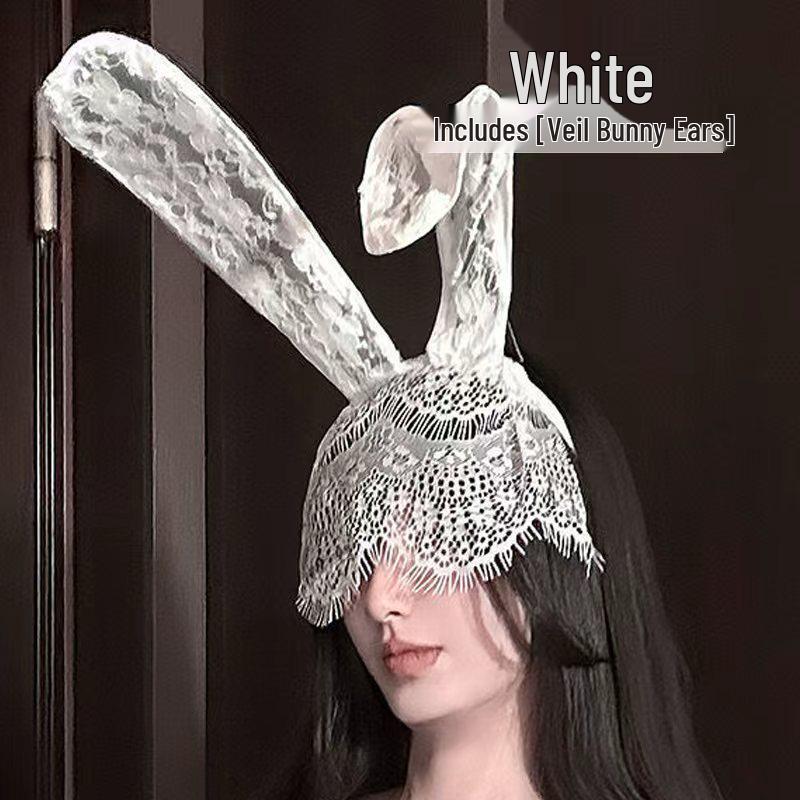 Tiara Fofa de Gato e Orelhas de Coelho para Cosplay, Acessórios de Cabelo Kawaii Estilo Soft Girl Japonês para Fotos