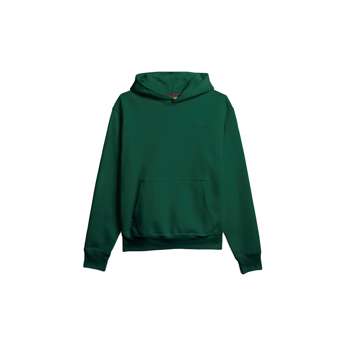 adidas Originals x Pharrell Williams Dark Green Unisex Embroidered Hooded Sweatshirt GM1944 XXS