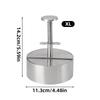 Stainless Steel Non-stick Hamburger Press for Kitchen