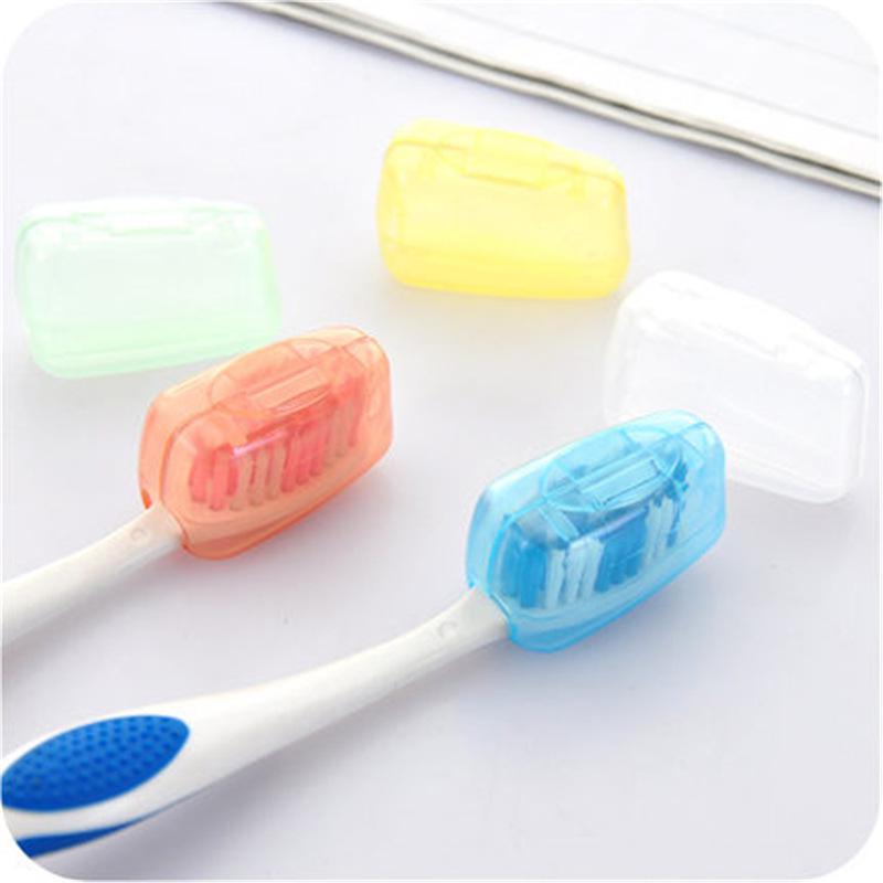 Portable Toothbrush Case with Dustproof Head Cover for Travel