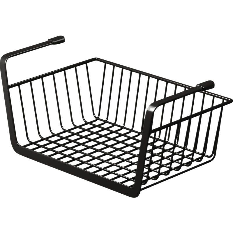 Kitchen Storage Hanging Basket - No Installation Needed, Layered Seasoning & Dormitory Organizer