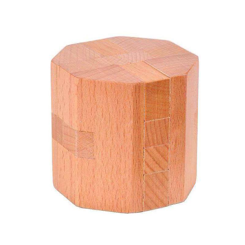 Wooden Luban Lock Cube Puzzles Brain Teasers For Kids Adults Iq Test Logic Challenge Unlock Interlocking Toys Educational Gifts