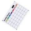 Dry Erase Calendar Transparent Acrylic Magnetic Monthly Planning Board for Fridge Kitchen