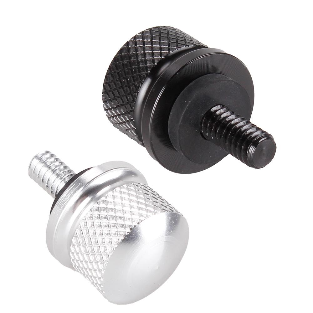 

Аксессуары для мотоциклов Винты быстросъемной подушки сиденья Подходят для винтов сиденья Harley Гайки для крепления подушки крыла M6 серебряный