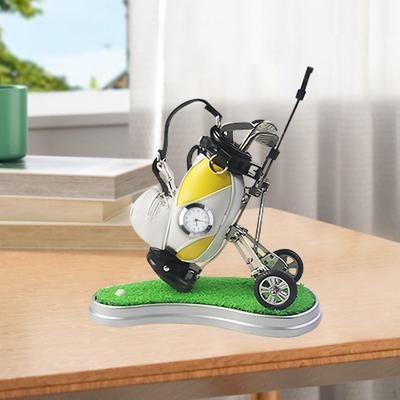 Mini golfový bag držák na pera stolní dekorace knihovna displej přítel design hodin