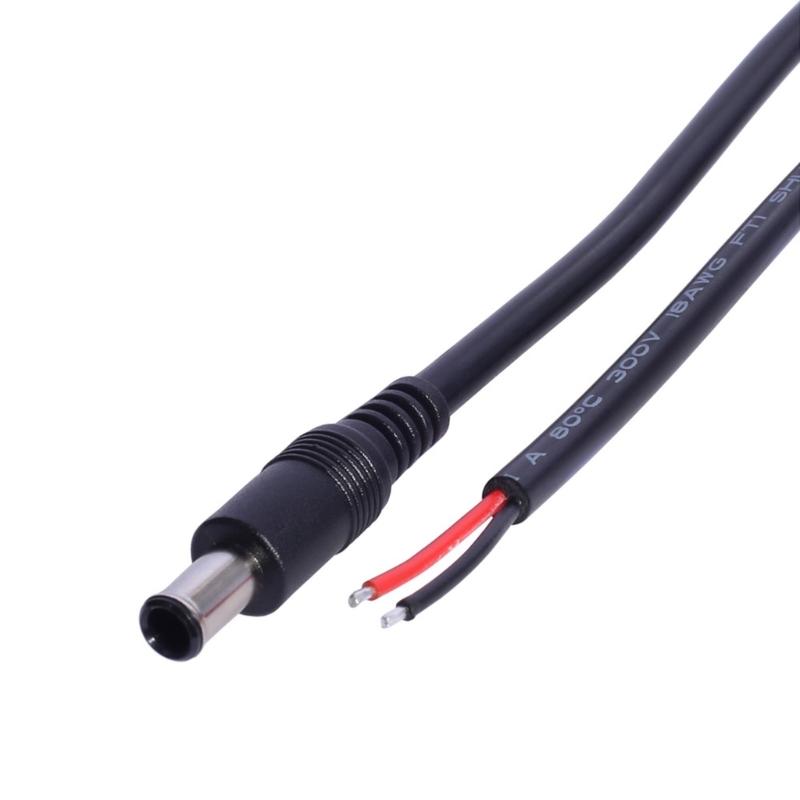 Power Pigtails Cable 6.5mmx4.4mm Male Plug To Bare Wire Open End Power Supply Replacement Repair Cord for Computer
