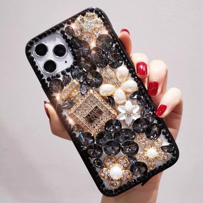 Luxury Rhinestone Bling Diamond Phone Case For Samsung S24 Ultra S23 FE S22 Plus A15 A25 A35 A55 A13 A23 A14 A54 A53/Redmi 13C A3 12 Note 13 12 11 Pro
