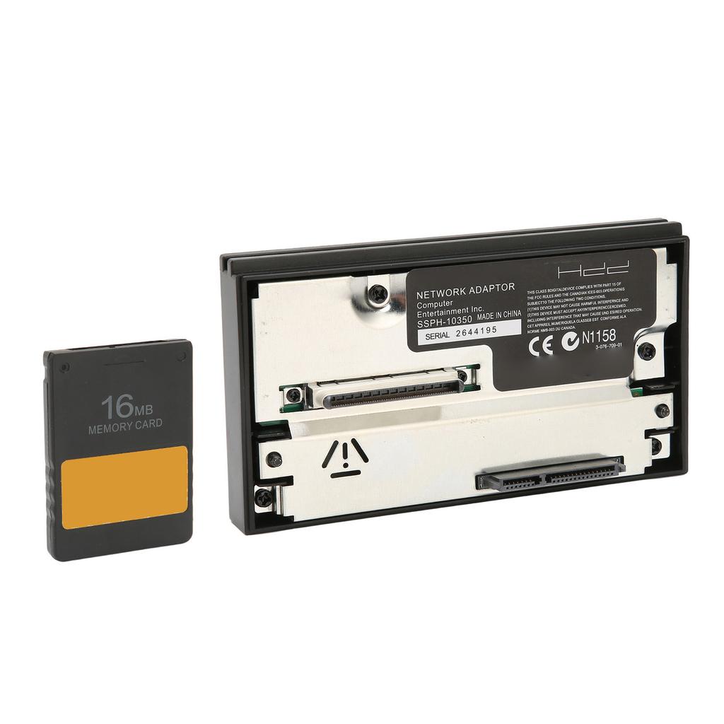 For PS 2 Network Adapter Set SATA Interface HDD Adapter and FMCB Version 1.966 Memory Card 16 MB Free McBoot