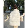 Design Sense Joker Student Casual Cotton-padded Vest Female Autumn and Winter Sweet Korean Version Loose Niche Cotton-padded Jacket Vest Coat.