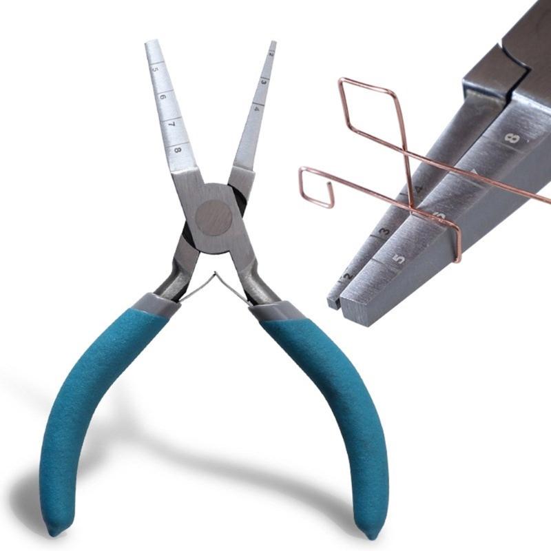 2Pcs Chain Nose Pliers Jewelry Crafting Pliers Steel Hand Tool Professional Jewelry Pliers Suitable for Crafting