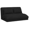 Adjustable Floor Chair Black Velvet
