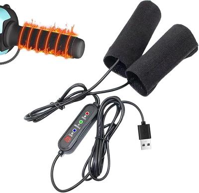 Motorcycle Heated Fast Handlebar USB 3 Temperature Easy Strong Temperature Electric Heated Electric Heated Motorcycle Parts Cold Hot Grips for and