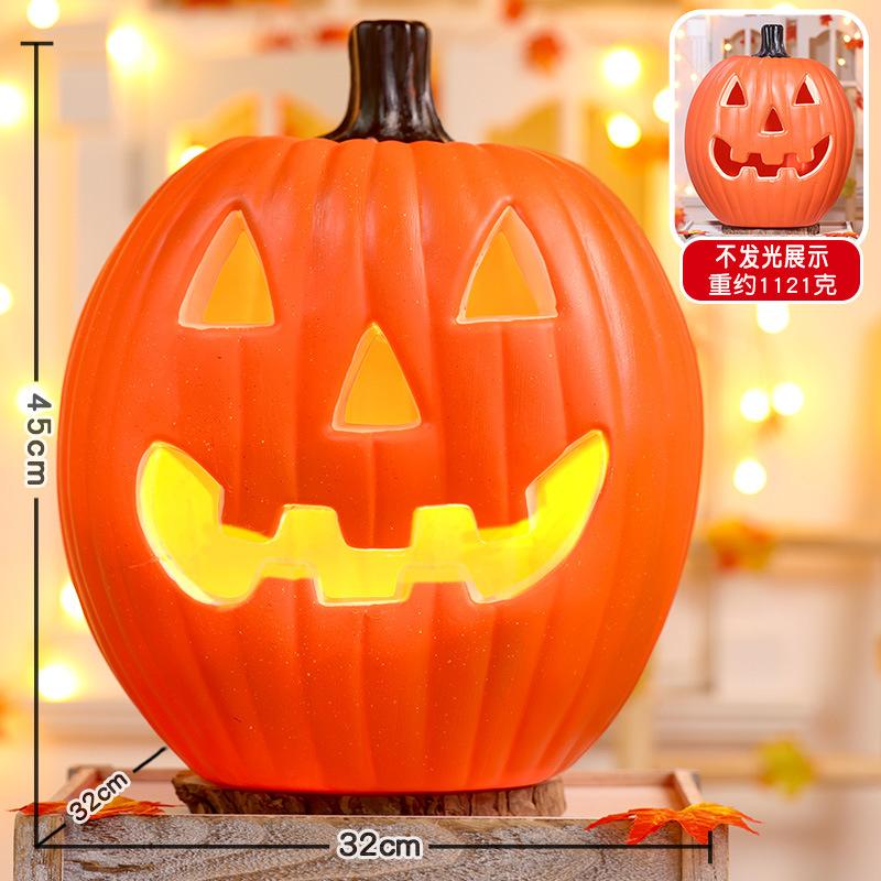 Halloween Pumpkin Lantern Shopping Mall Yard Shop Decoration Scene Arrangement Ornament Luminous Big Pumpkin