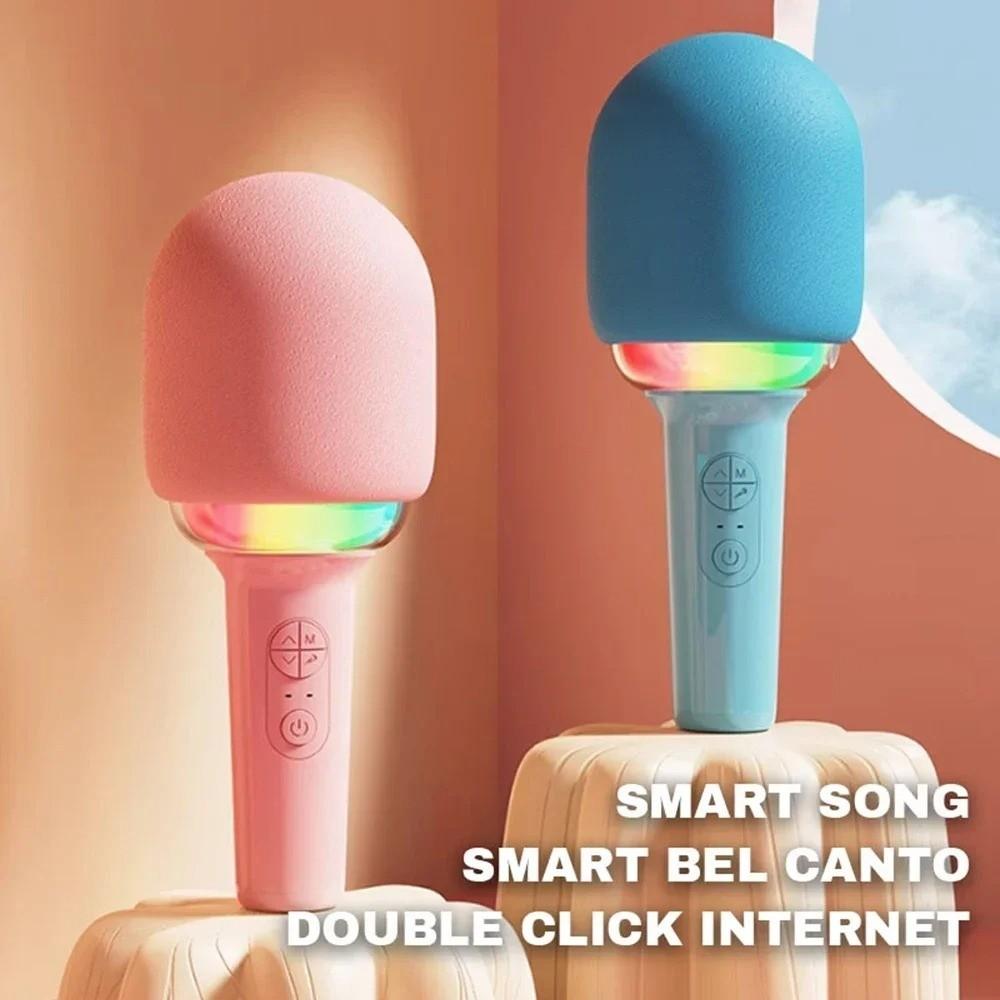 New Singing Karaoke Wireless Microphone Bluetooth Audio Integrated Music Player Wireless Noise Reduction Microphone Speaker