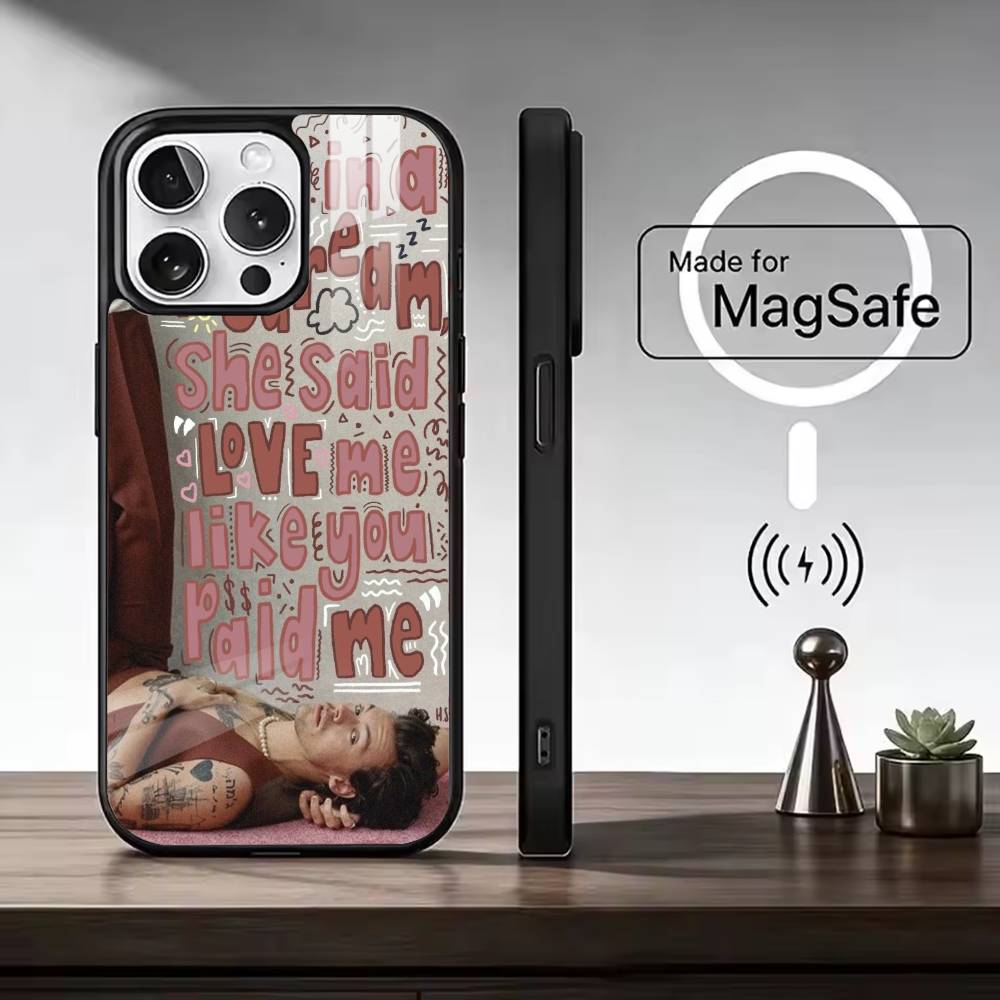 H-HaRRy Music S-Styles Für Magsafe Handyhülle für iPhone 17 16 15 14 13 12 11 Serie Kabelloses Laden
