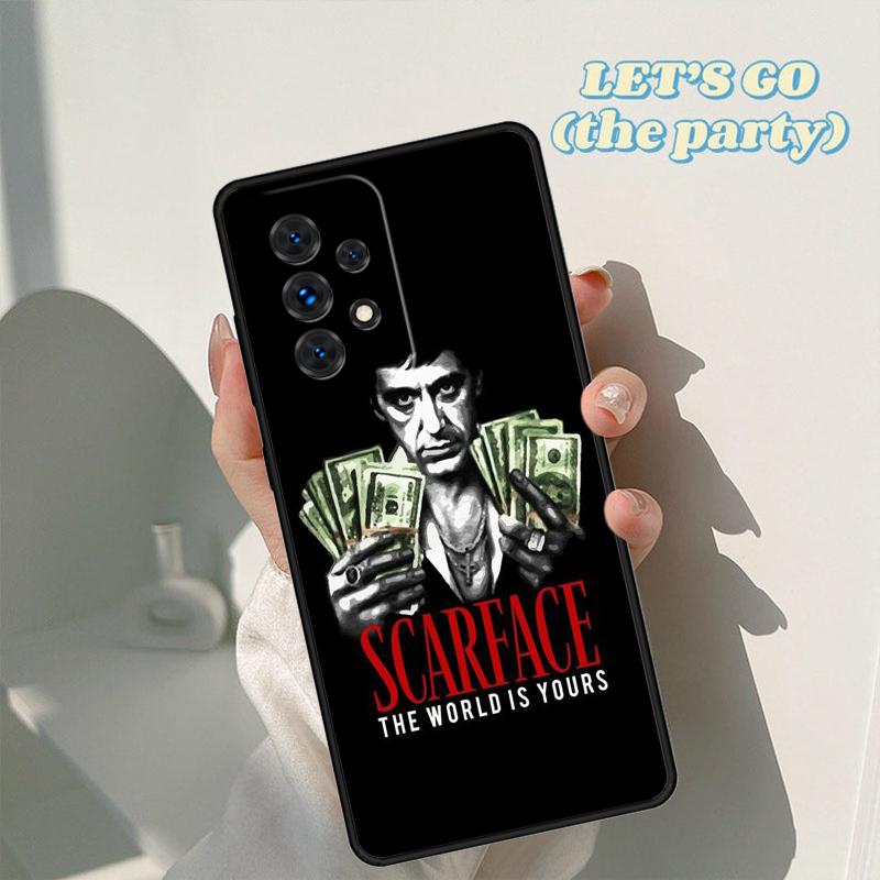 Scarface 1983 Film Al Pacino Phone Case For Samsung Galaxy A42 A31 A40 A51 A71 A32 A80 A91 A52 A72 A73 A20e A21S A50 A70 A11 A12
