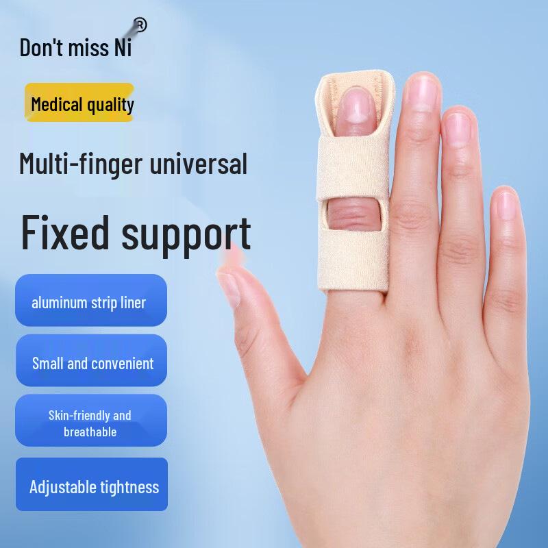 Fingerstützschiene zur Korrektur von Frakturen, Luxationen und Verstauchungen