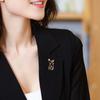 Cat Brooch Accessories Creative Brooch Cartoon Cat Diamond Egyptian Cat Brooch Anti-light Pin Manufacturer Pin