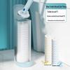 Disposable Wall-Mounted Toilet Brush Kit