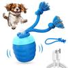 Durable Dog Toy Electric Jumping Ball Automatic Bouncing Chew Proof Ball for Aggressive Chewers Interactive Pet Chew Toy