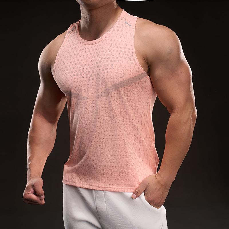 Running and Fitness Outdoor Long-sleeved Ice Silk T-shirt for Men's Spring and Autumn Style Thin T-shirt for Men