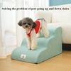 Haustier 2/3 Stufen Treppe Hund/Katze Rampe Leiter Memory-Schaum Schwamm Hunde Sofa Abnehmbar und Waschbar Training Haustier Rampe Treppe Haustierbedarf