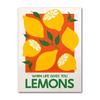 Pink Strawberry Lemon Card Cocktails Drink Posters Retro Canvas Painting Living Room Corridor Wall Art Picture Kitchen Bar Decor