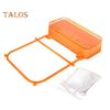 Sink Filter Rack Drain Stand Waste Garbage Net Shelf Anti-Clogging Disposable Mesh Bag Kitchen Sink Strainer with Removable Suction Cup