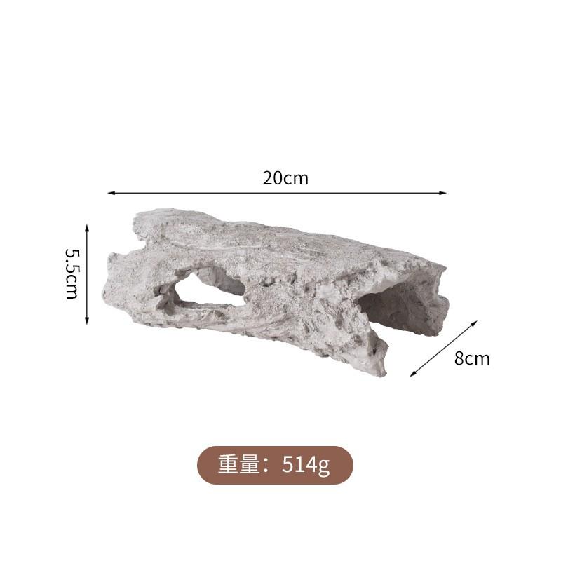 Reptile Hideout Shelter With Basking Platform Tree Bark Design Lizards Geckos Turtles Snakes Spiders