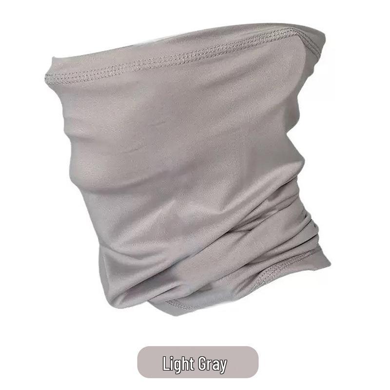 Bicycle Sunscreen Milk Silk Headscarf: Multi-Function Outdoors Face & Neck Cover for Cycling and Fishing
