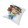 C-Crash B-Bandicoot Pillow Cover Soft Pillow Case Cushion Cover Cute Funny Graphic Pillowcases For Office Car Home Decorative