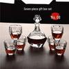 Handun 7-Piece Glass Whiskey Decanter and Glass Set
