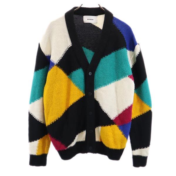 

BONSAI шерстяная смесь Комбинезон с ручками Вязаный кардиган с длинным рукавом M Мужской Б/У