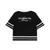 FILA Fusion Color Block Striped Sports Casual Slim Fit Short Sleeve Polo Shirt Women tops T11W326104FBK