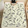 1PC Attack on Titan Print Flannel Blanket, High quality All Seasons, Home Decor, Warmth and Comfort, Perfect for Christmas Gifts
