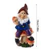 Garden Gnome Mushroom Statue Resin Ornament Outdoor Decor Birthday Gift Home Decoration
