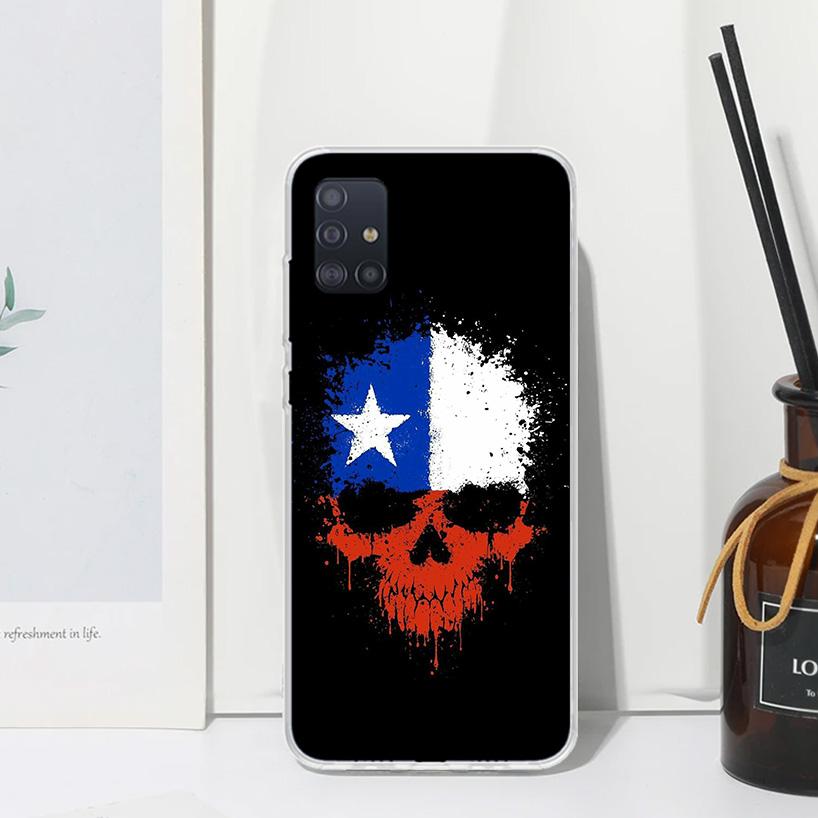 Chile Flag Phone Case For Samsung Galaxy A52 A42 A32 A22 A12 A02S A72 A51 A50S A41 A31 A21S A71 A40 A30S A20S A10S A70S