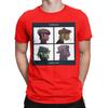 Twins Heads Novelty Graphic 100 Cotton Tshirt Gorillaz Tops Tees For Unisex